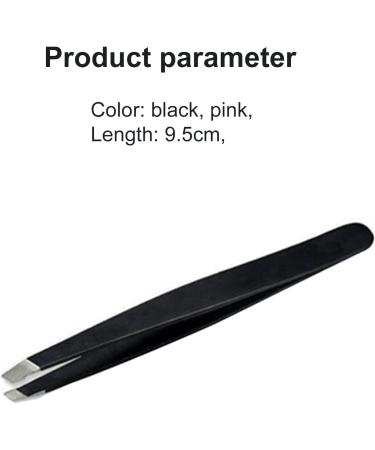Professional Fuckette Hair Tweezers - Sloping Eyebrow Tweezers for Daily Use | Black Beauty Tweezers - International Shipping Available - Buy Online on GoSupps.com