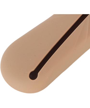 Silicone Makeup Brush Bag - Large Capacity Dustproof Holder for Home & Travel | Brown Portable Design - Buy Online on GoSupps.com