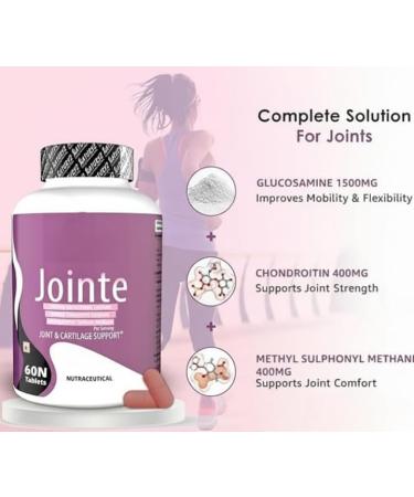 Jointe Maximum Strength- 1500mg Glucosamine 400mg Chondroitin & 400mg MSM per Serving 60 Tablets - Buy Online on GoSupps.com