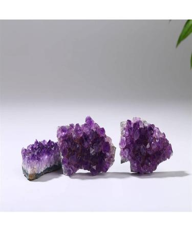Meditation Home Natural Quartz Amethyst Cluster Healing Stones Specimen Home Decoration Crafts Purple Crystal Mineral Sample 1Pcs Crystal Cluster (Color : Crystsl Cluster Size : 30-40g) 30-40g Crystsl Cluster - Buy Online on GoSupps.com