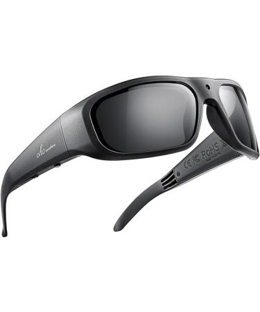 OhO 128GB Camera Glasses,24M Resolution H.265 1080P Smart Glasses with UV400 Sunglasses Lens for Outdoor Sport,Unisex