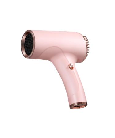 Generic Travel Hair Dryer Blow Dryer Elegant Quick Dry Lightweight Hairdryer Hair Care Dryer for Women Men Salon Dorm Hotel Pink
