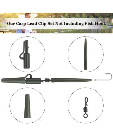 KLYNGTSK 120pcs Carp Fishing Accessories Set | Swivels & Lead Clips with Storage Box - International Shipping Available - Buy Online on GoSupps.com