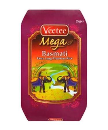 Veetee Mega Long Basmati Rice 2kg Box of 6-Fd