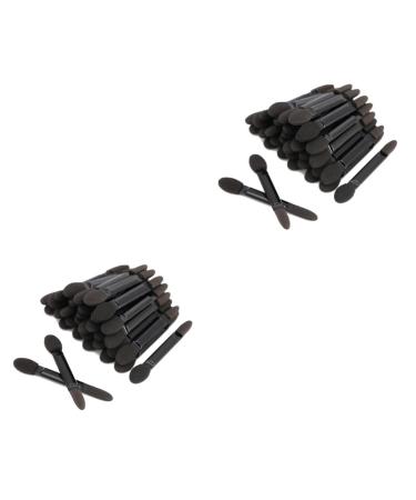 Beavorty 200 Pcs Makeup Beauty Sponge Women Eyeshadow Brush Applicator Double Head Miss Lipstick