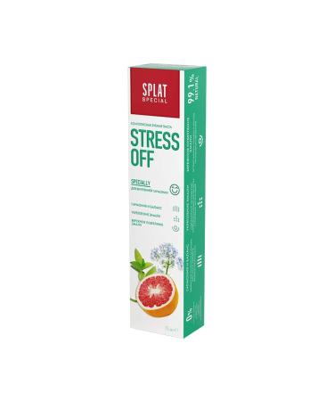 Splat Special Stress Off Toothpaste - Soothing Formula for Fresh Breath & Relaxation | Buy Internationally - Buy Online on GoSupps.com