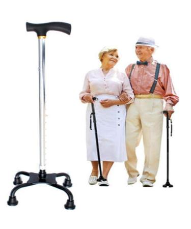 Adult Crutches Adjustable Crutches (67-85Cm) Big Four-Legged Bottom Design More Non-Slip and Stable Aluminum Alloy Material is Durable Crutches Hello Independence