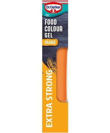 Dr. Oetker Extra Strong Orange Food Colour Gel 15G | Orange Gel Food Colour | You can also use these food colour gels to create sugarpastes | Premium product