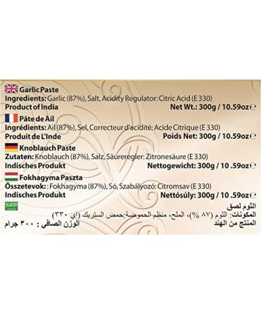 Premium Garlic Paste 300g - Authentic Indian Garlic Seasoning for Cooking & Marinating - Buy Online on GoSupps.com