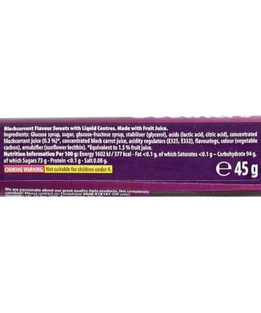 Halls Soothers Blackcurrant 45g Bars (Pack of 5) Multipack - Sore Throat Sweets Lozenges - Buy Online on GoSupps.com
