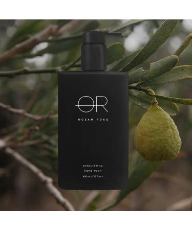 OCEAN ROAD Black Exfoliating Hand Wash - 13.5 fl oz Invigorating Cleanser for Soft Smooth Hands | International Shipping Available - Buy Online on GoSupps.com