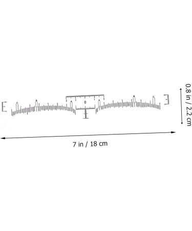Healeved 400 Pcs eyebrow positioning tool ruler for eyebrow women eyebrow ruler - Buy Online on GoSupps.com