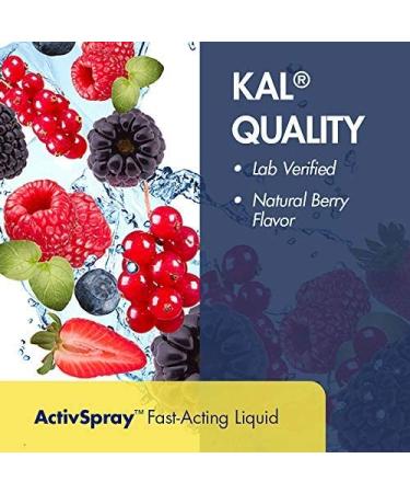 KAL B-12 Methylcobalamin 2500 mcg - Berry Flavor, 2 fl oz | Energy & Wellness Support - Buy Online on GoSupps.com