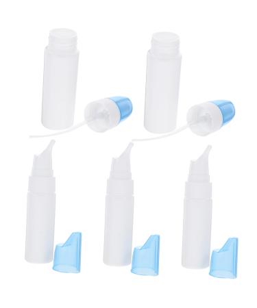 Beatifufu 5pcs Perfume Container Toiletry Containers Mini Plastic Bottles Empty Oral Sprayer Nasal Pump Sprayers Nasal Pump Mister Small Bottle Nasal Spray Bottle Little Bottle Nasal Wash