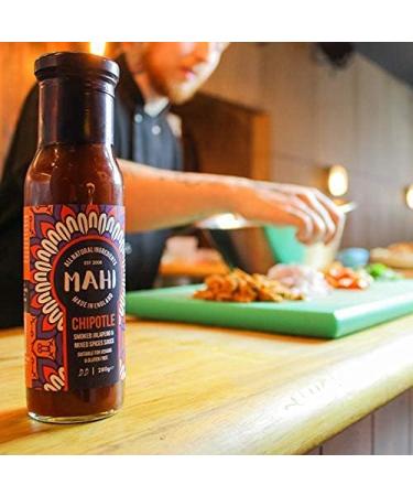 MAHI Chipotle Pepper Chili Sauce Sweet and Spicy Ketchup Perfect for BBQs and everyday use vegan and gluten-free (GF) sauce 280g - Buy Online on GoSupps.com