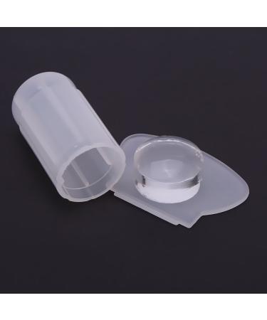 Buy Silicone Nail Stamper - Clear Jelly Soft French Manicure Stamp & Scraper Tools (White) for Perfect Nails - International Shipping - Buy Online on GoSupps.com