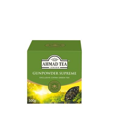 Ahmad Tea Gunpowder Supreme Green Tea | Green Tea - 500g Loose Leaf 500 g (Pack of 1) - Buy Online on GoSupps.com