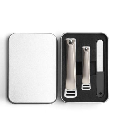 Grendly Professional Nail Clippers Stainless Steel Cutter Finger Nail Cutter Pedicure and Nail Care Tools B. Nickel Gold