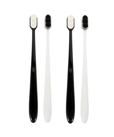 Gleavi 4 pieces cheeks cheers bulk toothbrush brushes cleaning tool toothbrush with soft bristle tools for adult toothbrush polluting goods pregnant woman soft fur
