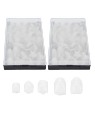 Dental Crowns 120pcs Safe Dental Temporary Crown Front Teeth Fake Teeth Veneers Dentures Kit