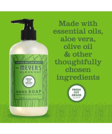 Mrs. MEYER'S Fresh Cut Grass Liquid Hand Soap 12.5 Fl Oz (Pack of 6) - Buy Online on GoSupps.com