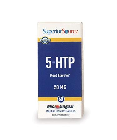 Superior Source 5-HTP 50 mg 60 MicroLingual Instant Dissolve Tablets