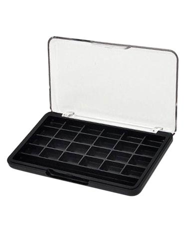 Sharplace 24 Grids Empty Eyeshadow Palette with Clear Lid - Ideal for Lipstick Blush & Powder - Black - International Shipping Available - Buy Online on GoSupps.com