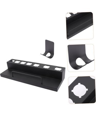 VINTORKY Curling Iron Rack Styler Holder Blow Dryer Holder Blow Dryer Stand Kickstand Black Stainless Steel - Buy Online on GoSupps.com