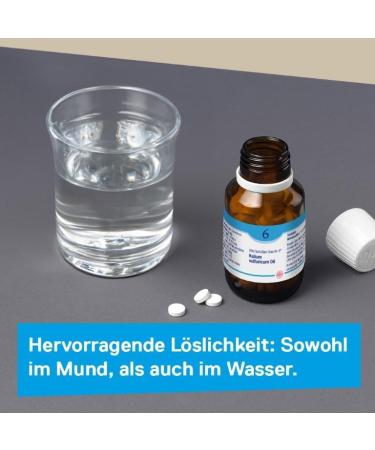 DHU Sch ßler-Salz No. 6 Potassium Sulfuricum D6 - Detox Mineral Salt in Eco-Friendly Glass - 420 Tablets - Buy Online on GoSupps.com