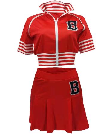 Women's Casual Sports 2 Piece Outfit Set | Tank Crop Top and Skort | Activewear Skirt Set - Rose XL - Buy Online on GoSupps.com