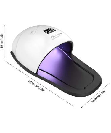 Ruihua 2in1 Nail Dryer Machine UV/LED 48W Nail Lamp New Version for Curing Toe Nails and Finger Nails Professional Quickly LED Nail Curing - Buy Online on GoSupps.com
