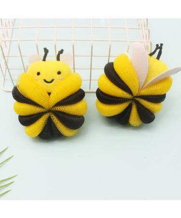 Beaupretty 2pcs Kids Bath Sponges - Cartoon Animal Loofah Bath Mesh Body Scrubber Balls - Buy Online on GoSupps.com