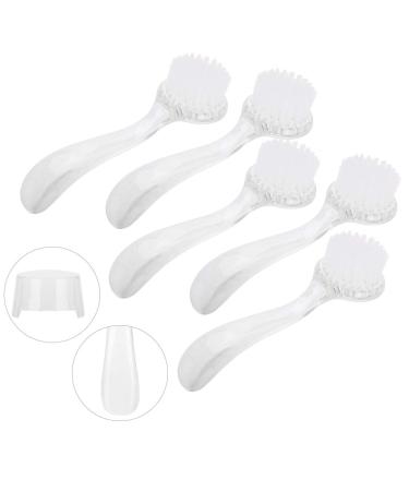 5pcs White Dust Brush Set for Nails - Nail Art & Manicure Brushes for Beauty & UV Gel Application - Buy Online on GoSupps.com