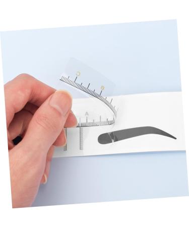 Hemoton 10pcs Eyebrow Positioning Ruler Plastic Eyebrow Ruler Brow Guide Stencil Shape Template Mold Make up - Buy Online on GoSupps.com