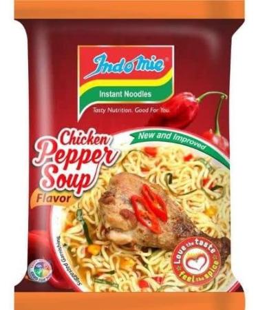 Blue Mountain Peak Indomie Instant Noodles Chicken Pepper Soup 100g Box of 40 - Product of Nigeria - Buy Online on GoSupps.com