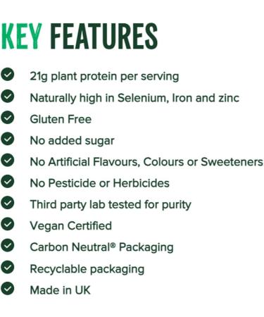 Vegan Protein Powder - Unflavored Plant-Based Protein | 30 Servings for Healthy Lifestyles - Buy Online on GoSupps.com