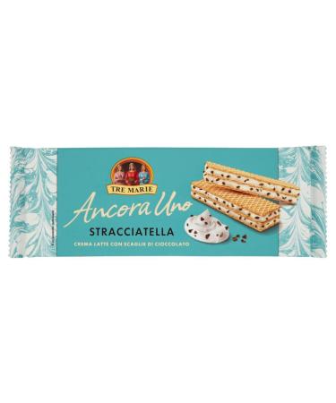 Tre Marie Tre Marie Ancora Uno Wafer Stracciatella Waffles filled with milk chocolate cream and chocolate pieces 140 g