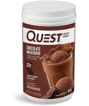 Quest Protein Powder Bundle - Cookies & Cream (20g Protein 1.6lb) Chocolate Milkshake (22g Protein 1.6lb) - Buy Online on GoSupps.com