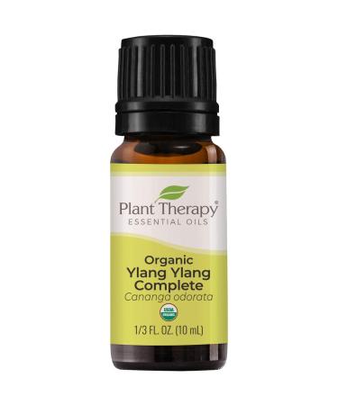 Plant Therapy Ylang Ylang Complete Organic Essential Oil 100% Pure Undiluted Natural Aromatherapy Therapeutic Grade 10 mL (1/3 oz)