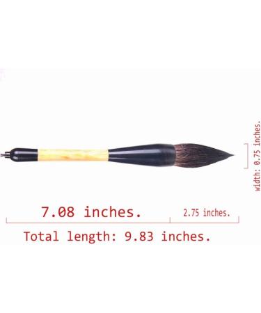 Hbasyp Chinese Calligraphy Brush Set - Large Brush (5-Pack) | Traditional Watercolor Sumi Drawing Brush - Buy Online on GoSupps.com