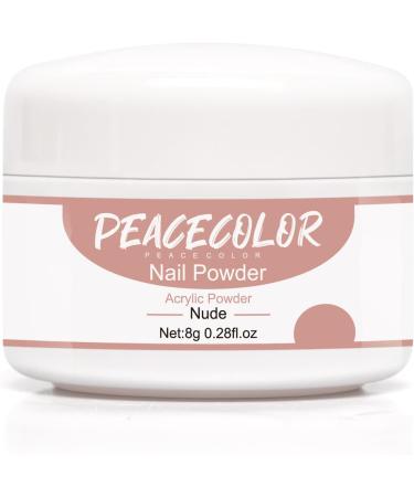 PEACECOLOR 8g Nude Nail Acrylic Powder for Nail Extension 3D Nail Art French Nails Nail Tips Nails PB01-005 - Buy Online on GoSupps.com