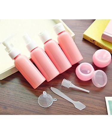 WOIWO 9-Piece Travel Kit - Plastic Spray Bottles Lotion Shampoo & Cosmetic Containers for International Shipping - Buy Online on GoSupps.com