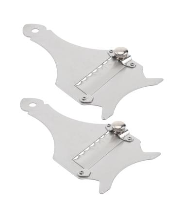 Bestonzon cheese cutter truffle razor scrapers cheese chocolate cutter vegetable razor stainless steel gadget kitchen tool chocolate tools vegetable disc 2 pieces butter cutter