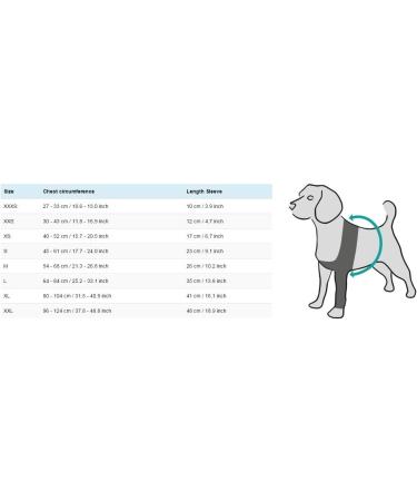 Suitical Recovery Sleeve Dog Large Black - Comfortable and Protective Post-Surgery Wear - Buy Online on GoSupps.com