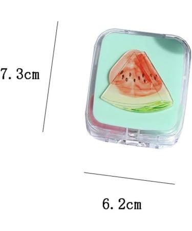 Buy XMING Fruit Cartoon Mini Portable Contact Lens Box - Cute Girl Heart Design | Myopia Companion | International Shipping - Buy Online on GoSupps.com