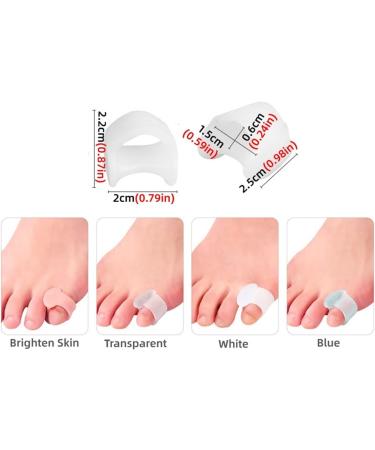 YOUTEXING 10pcs Silicone Toe Separator Toe Hallux Valgus Bunion Relief Corrector - Color 4 - Buy Online on GoSupps.com