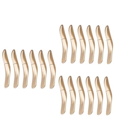 AUTSUPPL 18 Pcs Eyeliner Empty Tube Empty Eye Cream Bottle Eyelash Tools Empty Mascara Bottle Wands Golden Pp