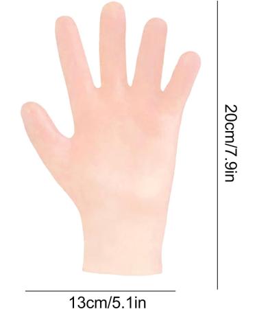 Moisturizing Foot Socks Gloves Overnight Silicone Overnight Gloves Dry Hands Non-Slip Palm Elastic Lotion Gloves Lotion Socks Women's Spa Gel Gloves for Dry Cracked Hands Care for Women Men Skin - Buy Online on GoSupps.com