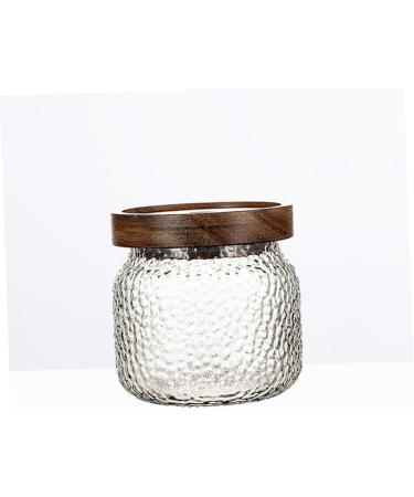 Zerodeko Food Containers Glass Food Storage Container Tea Containers Glass s Glass Containers Caterpillar Molds Cookie Containers Glass Stacking Jars Terrarium Cereals Wooden Biscuit 1 - Buy Online on GoSupps.com