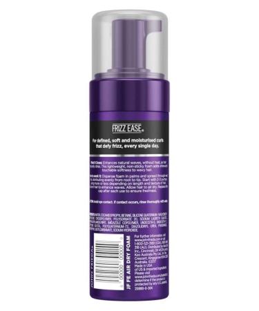 John Frieda Frizz Ease Dream Air-Dry Waves Style Foam 5 Ounce (145ml) (2 Pack) - Buy Online on GoSupps.com